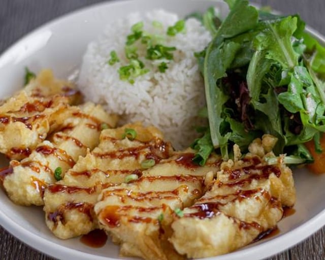 Tofu Tempura Bowl.