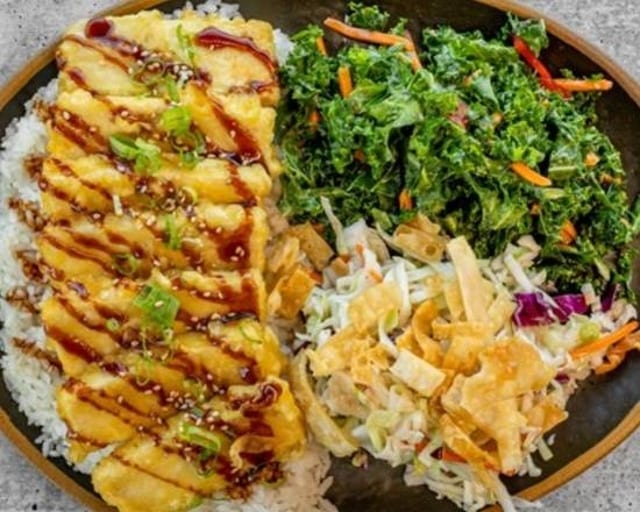 Tofu Tempura Plate.